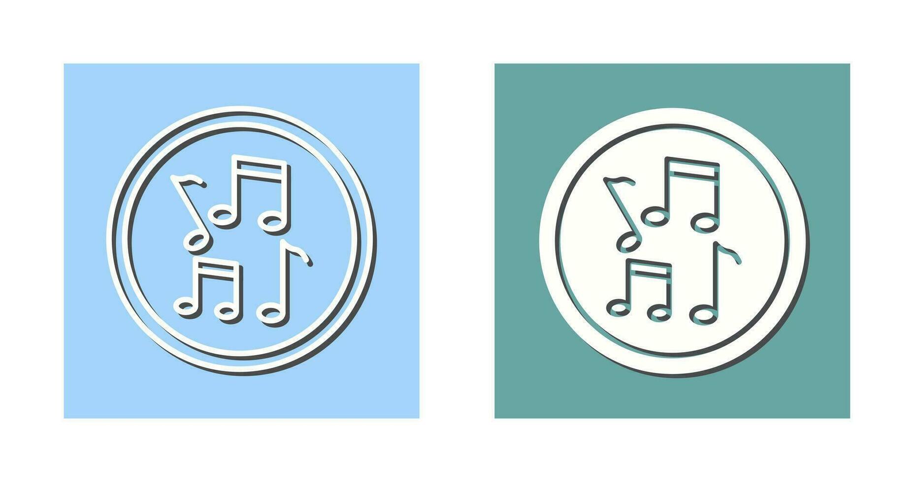 Musical Notes Vector Icon