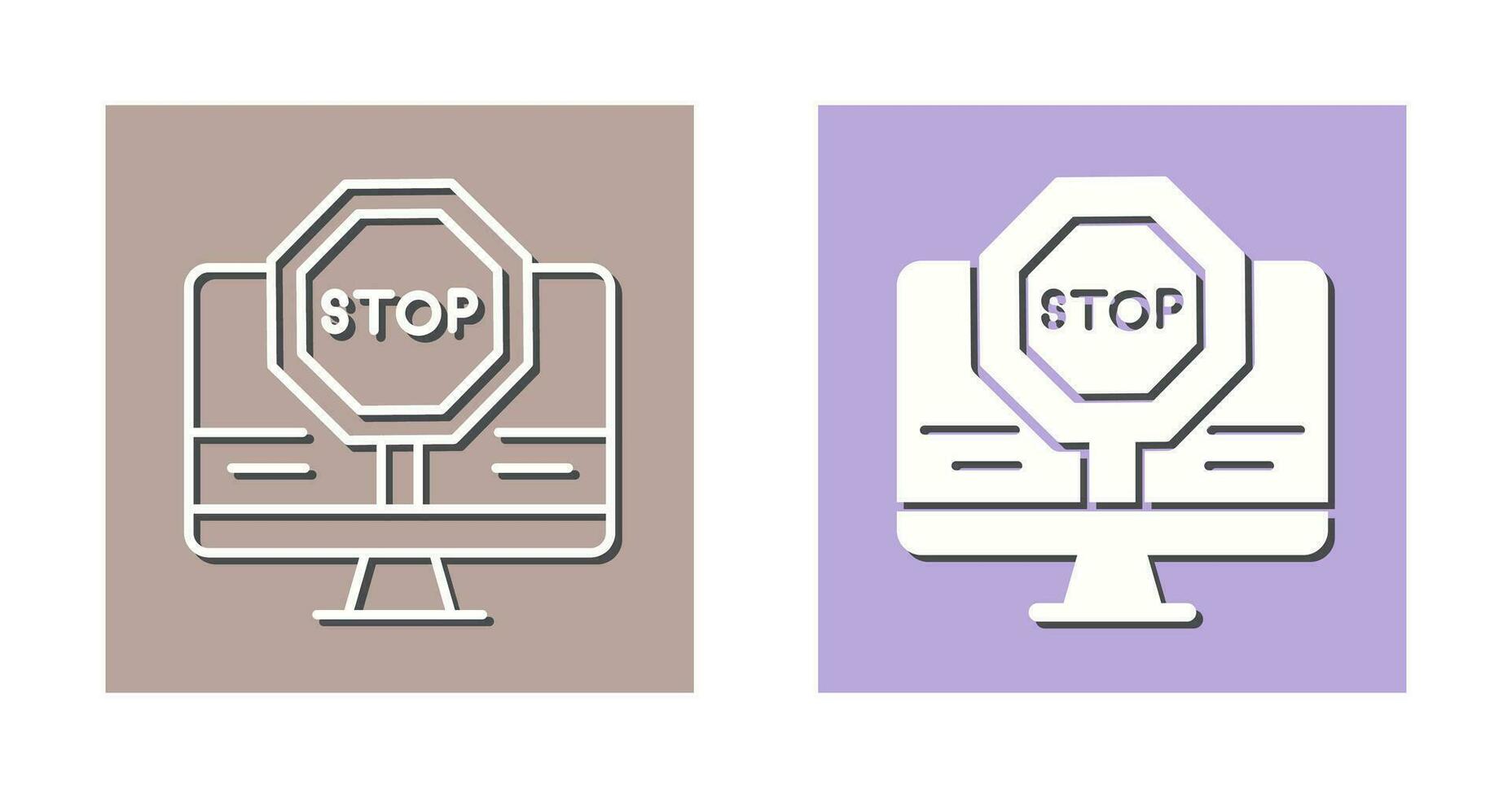 Stop Vector Icon