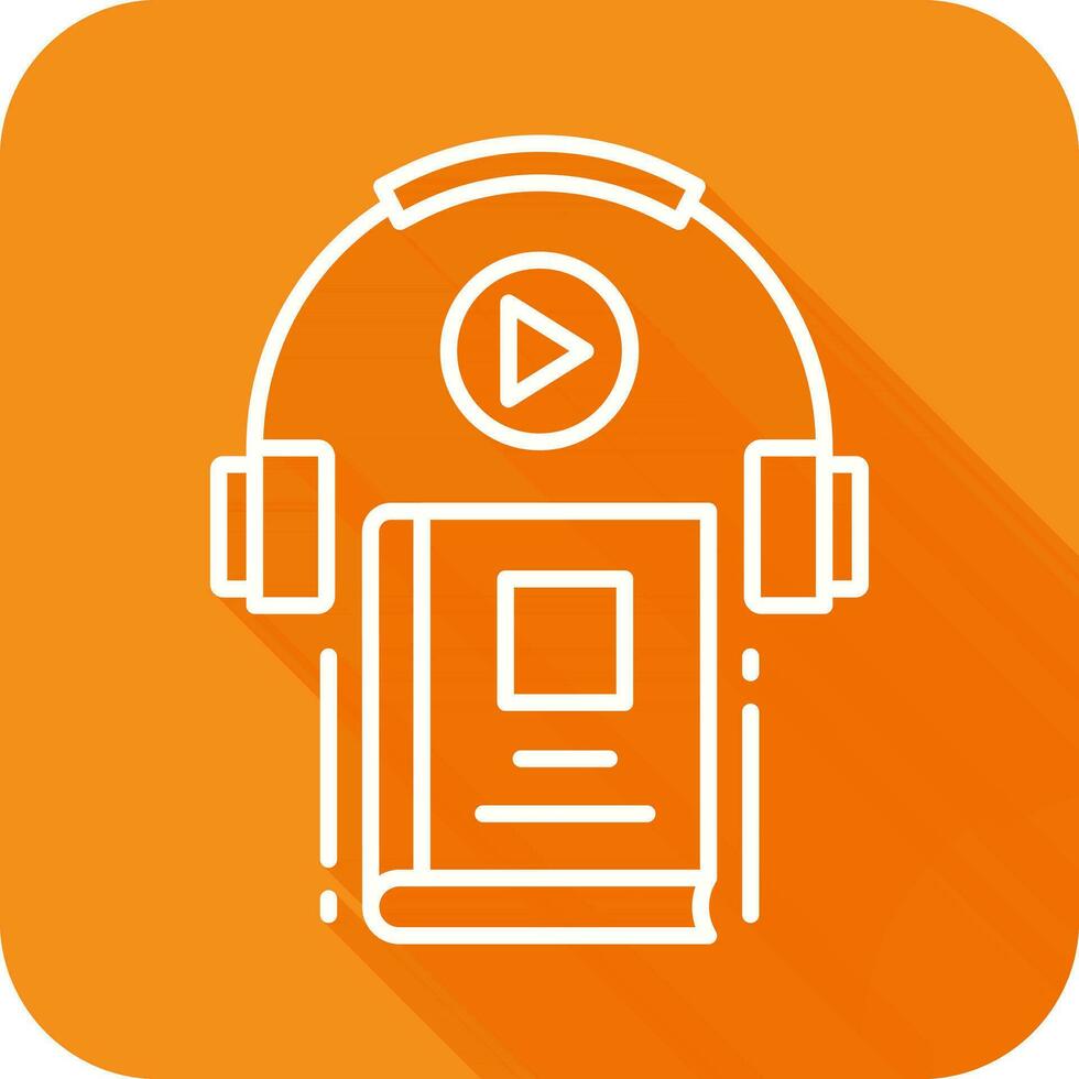 Audio Book Vector Icon
