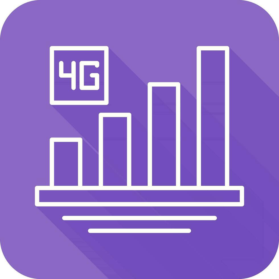 icono de vector 4g