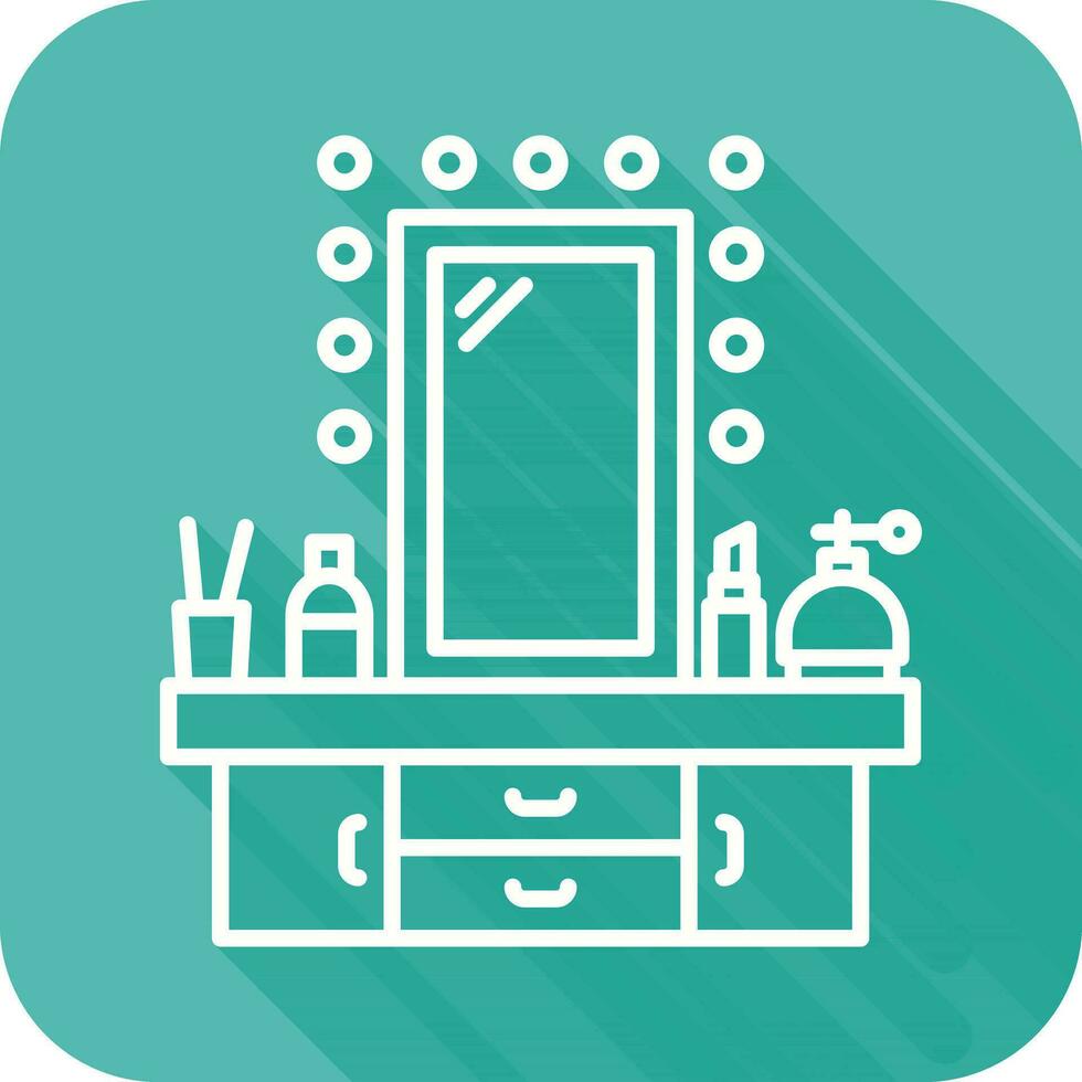 Dressing Table Vector Icon