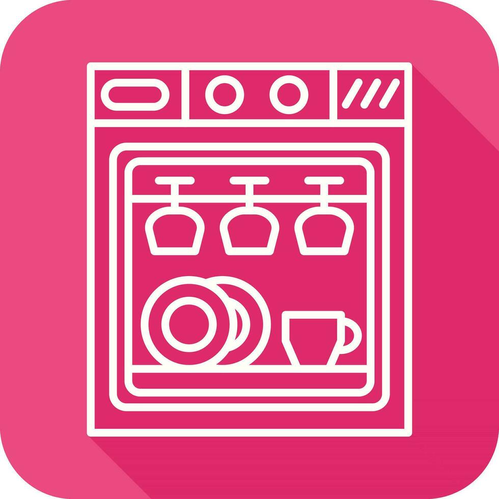 Dishwasher Vector Icon