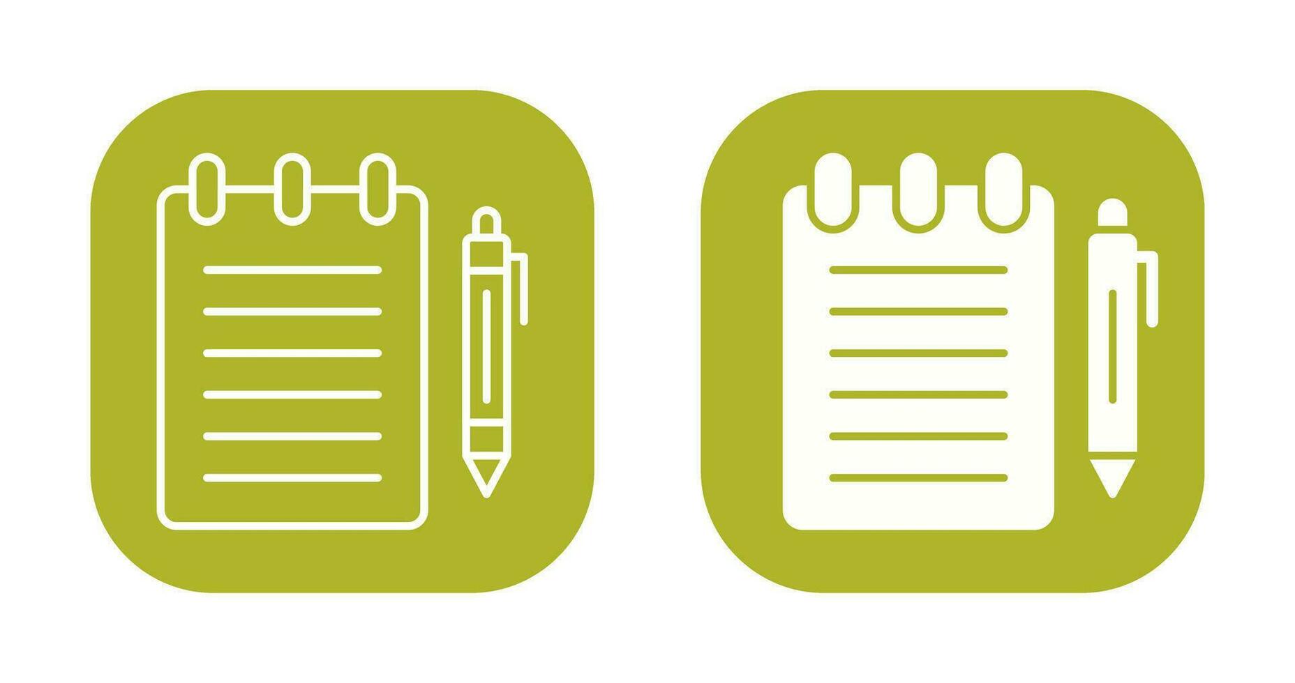 Notepad Vector Icon