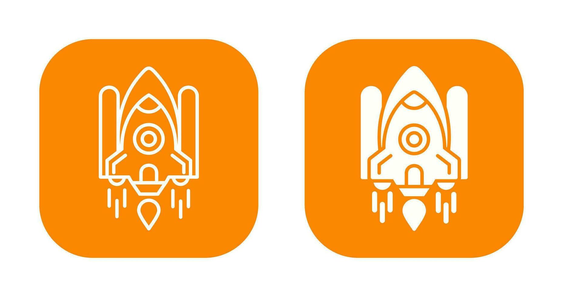 Space Shuttle Vector Icon