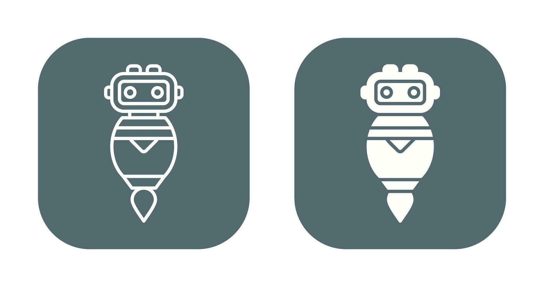 icono de vector de robot