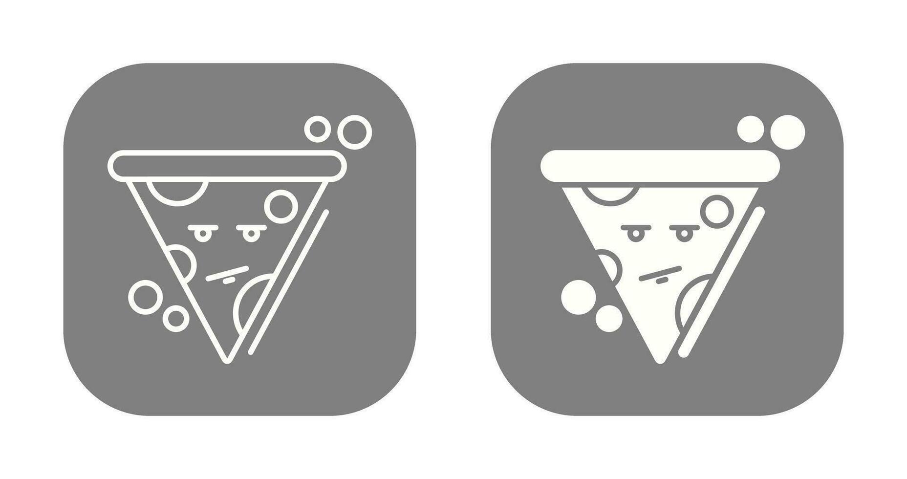 icono de vector de pizza