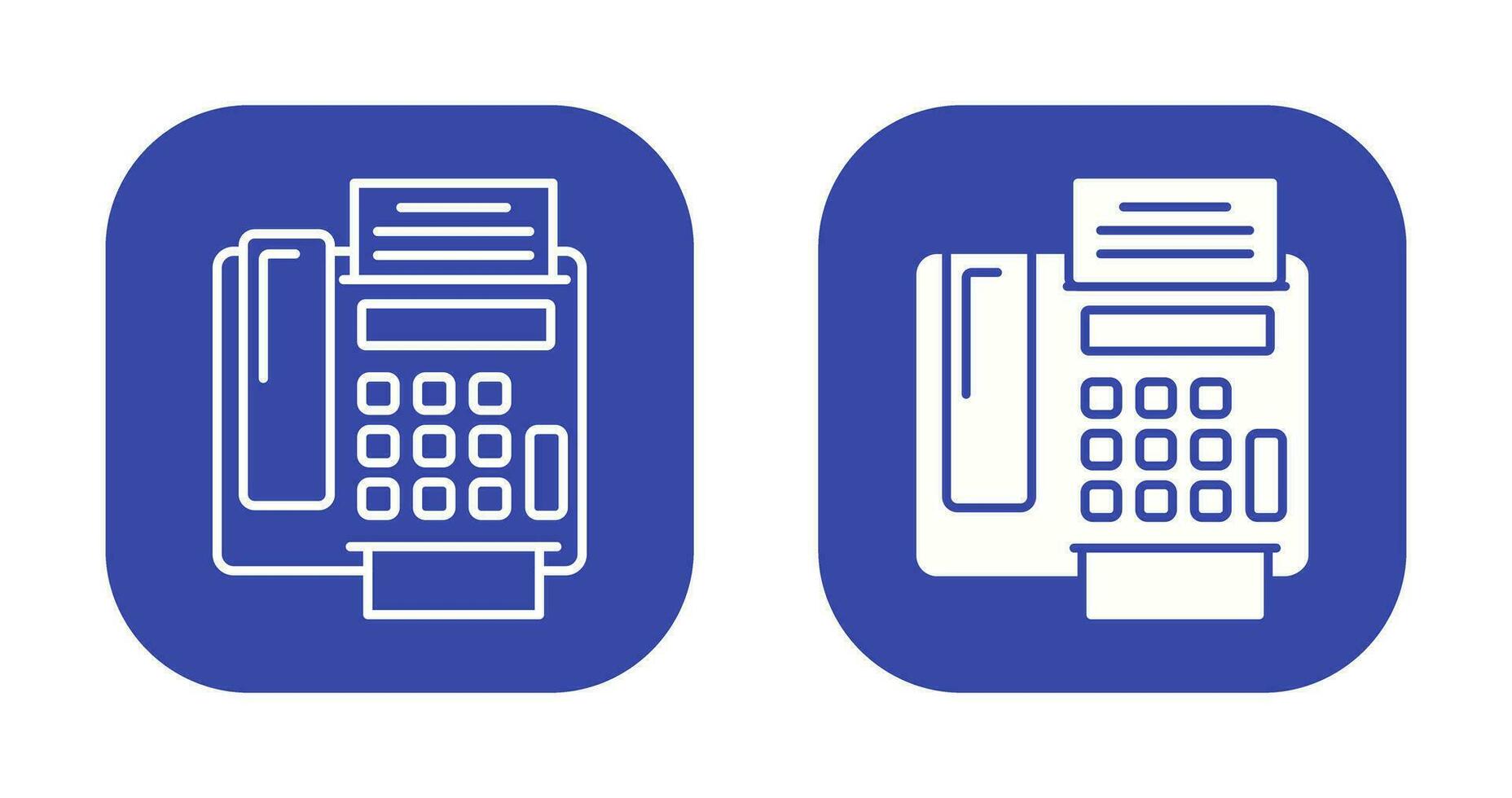 fax Machine Vector Icon