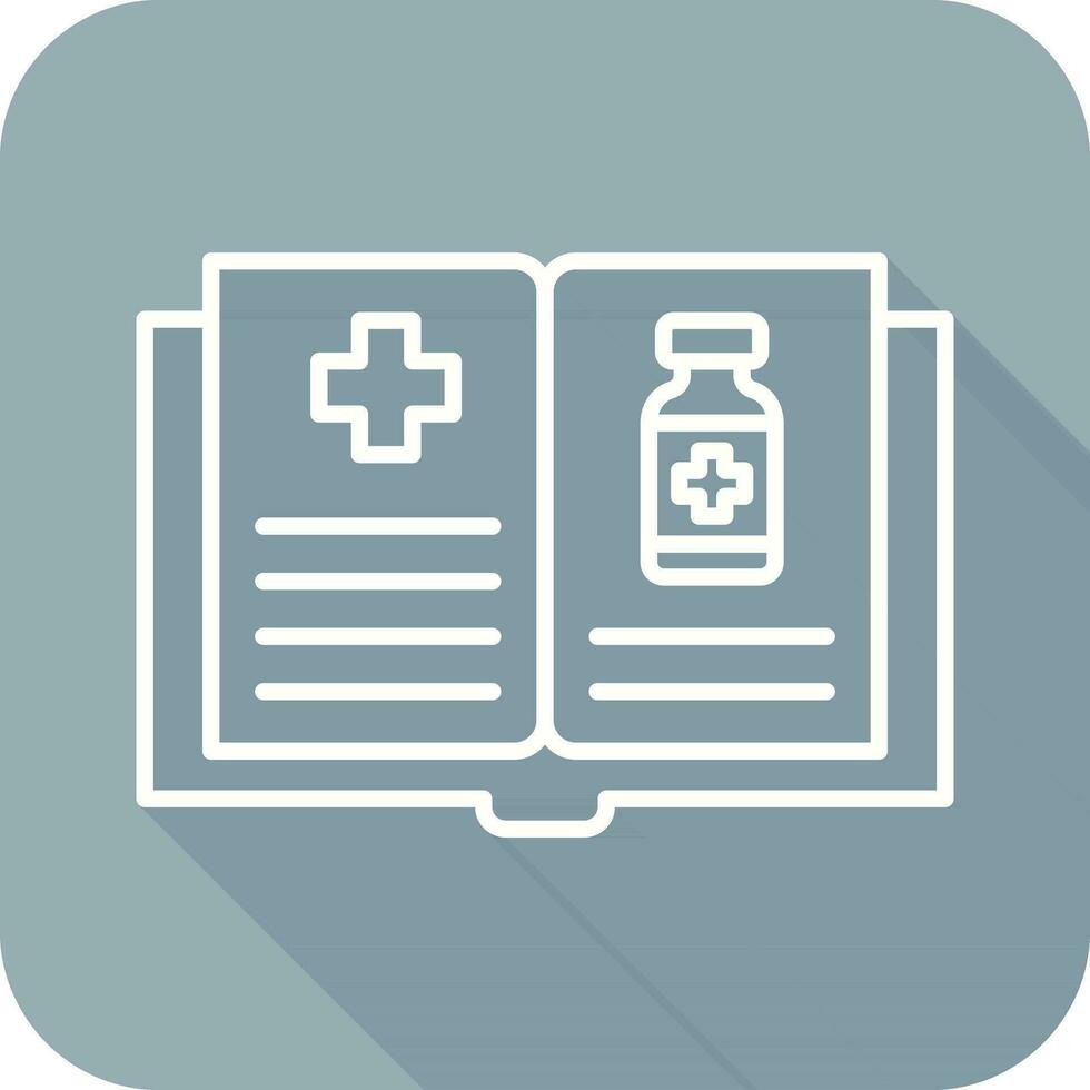 Medical Book Vector Icon