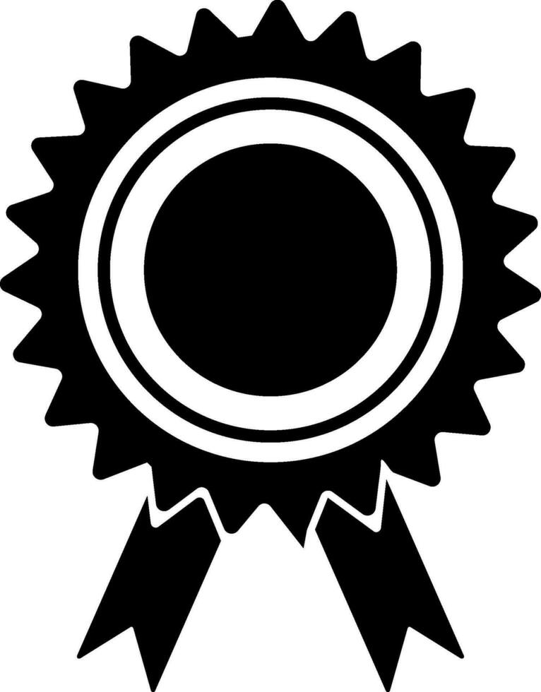 Award Ribbon Rosette or Badge design vector