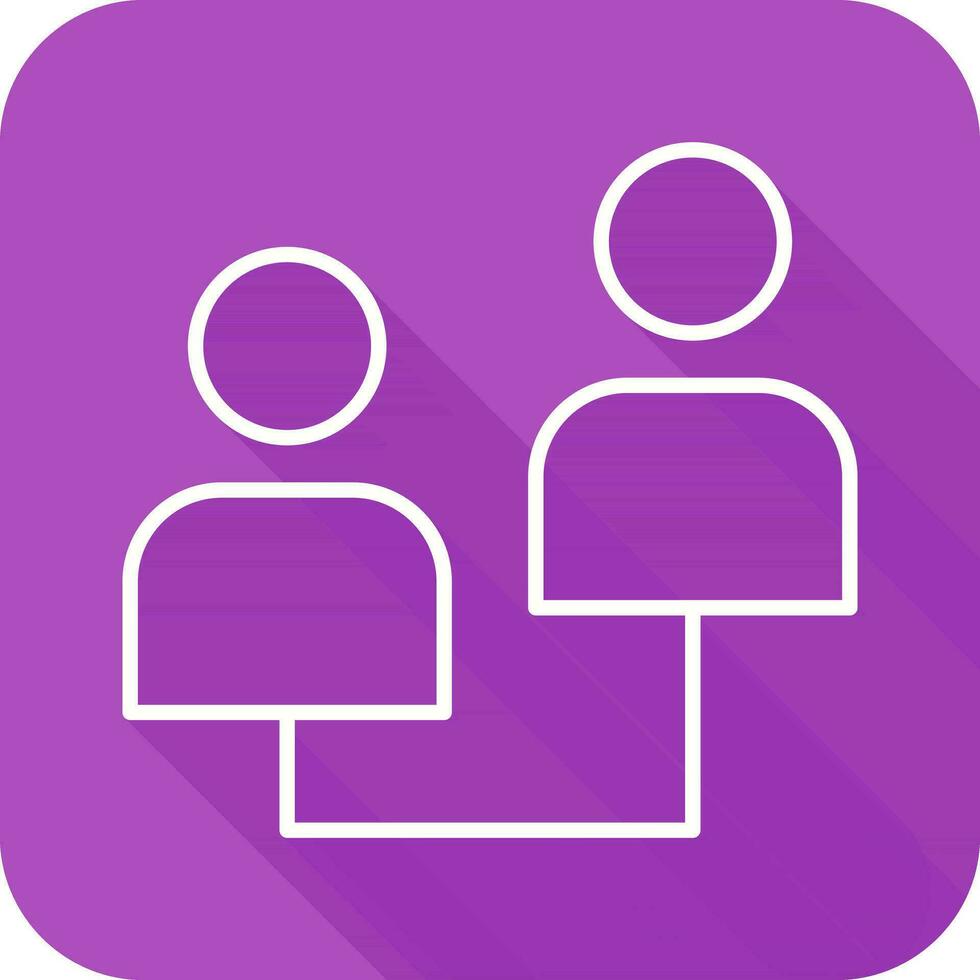 Connected Profiles Vector Icon