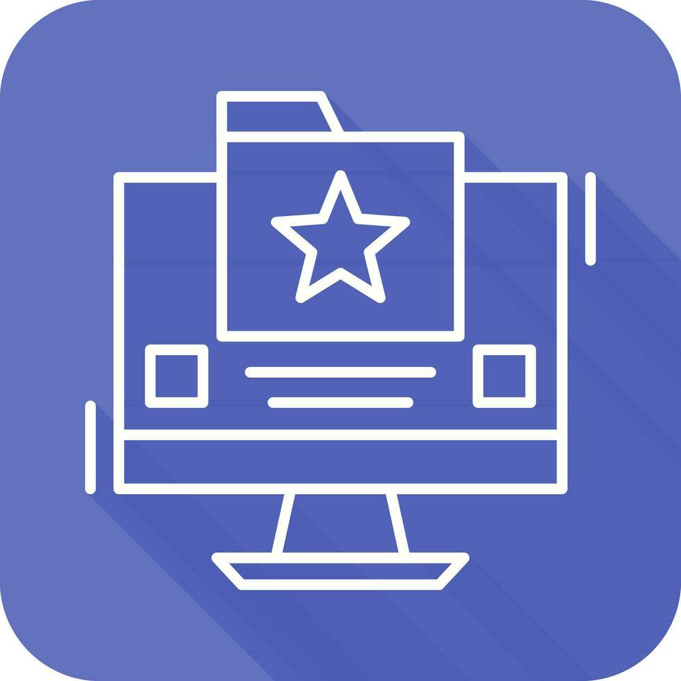 Favourite Folder Vector Icon