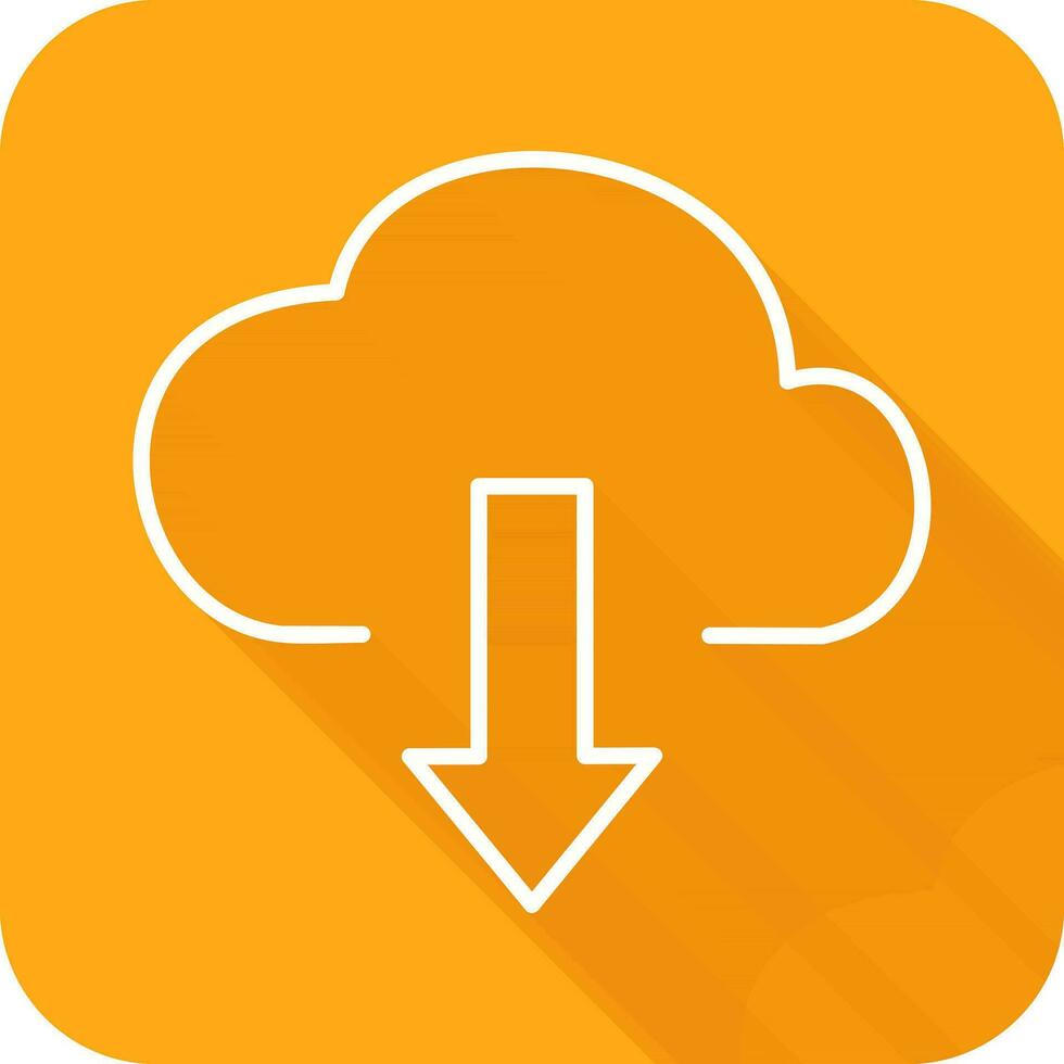 Download from Cloud Vector Icon