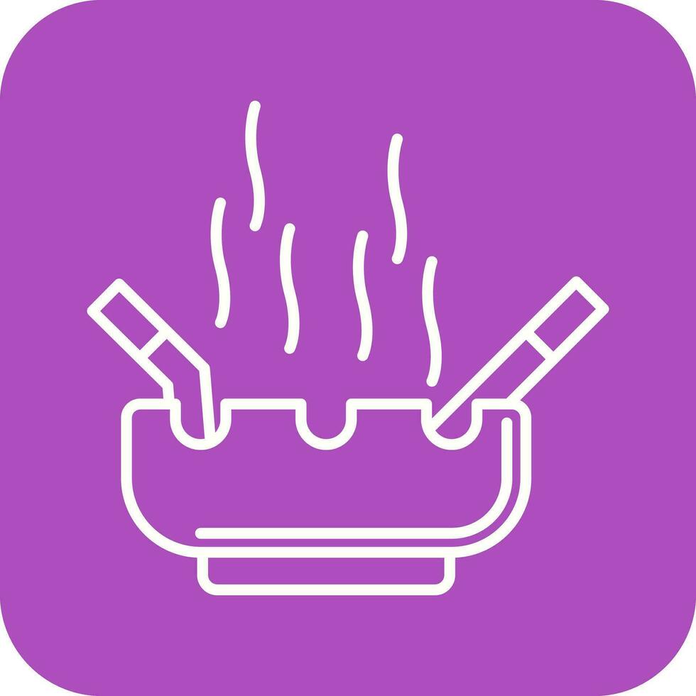 Ashtray Vector Icon