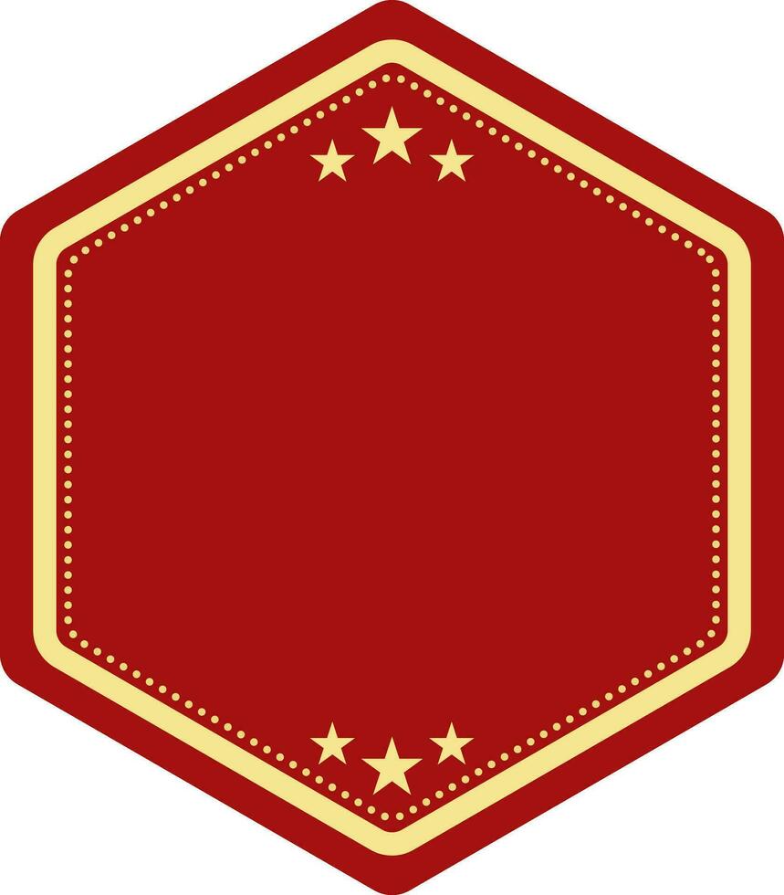 Illustration of a badge. vector