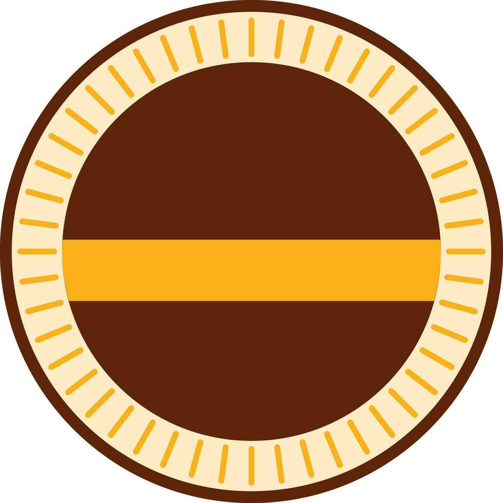 Flat illustration of a sticker, tag or label. vector