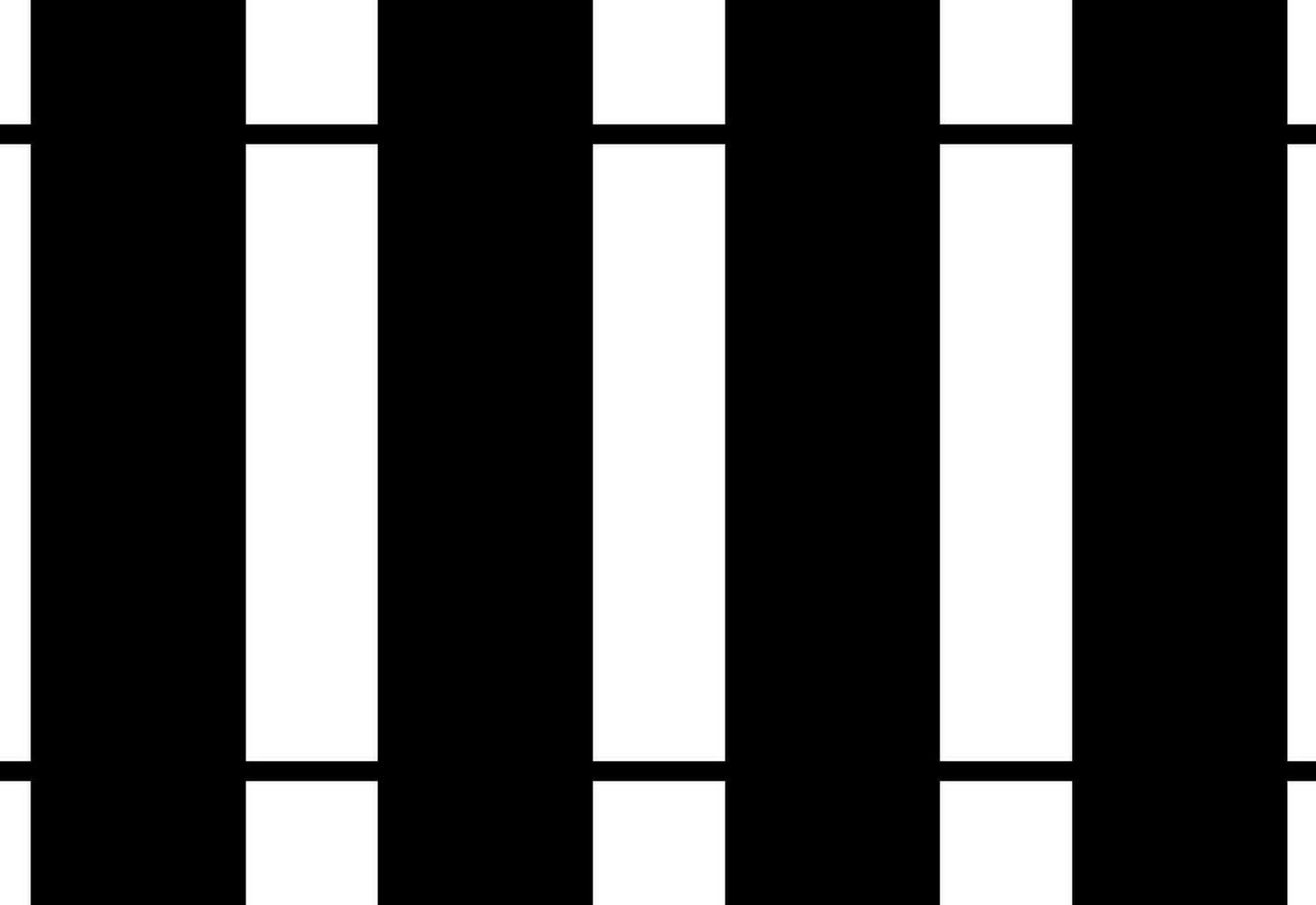 Railway road in black and white color. vector