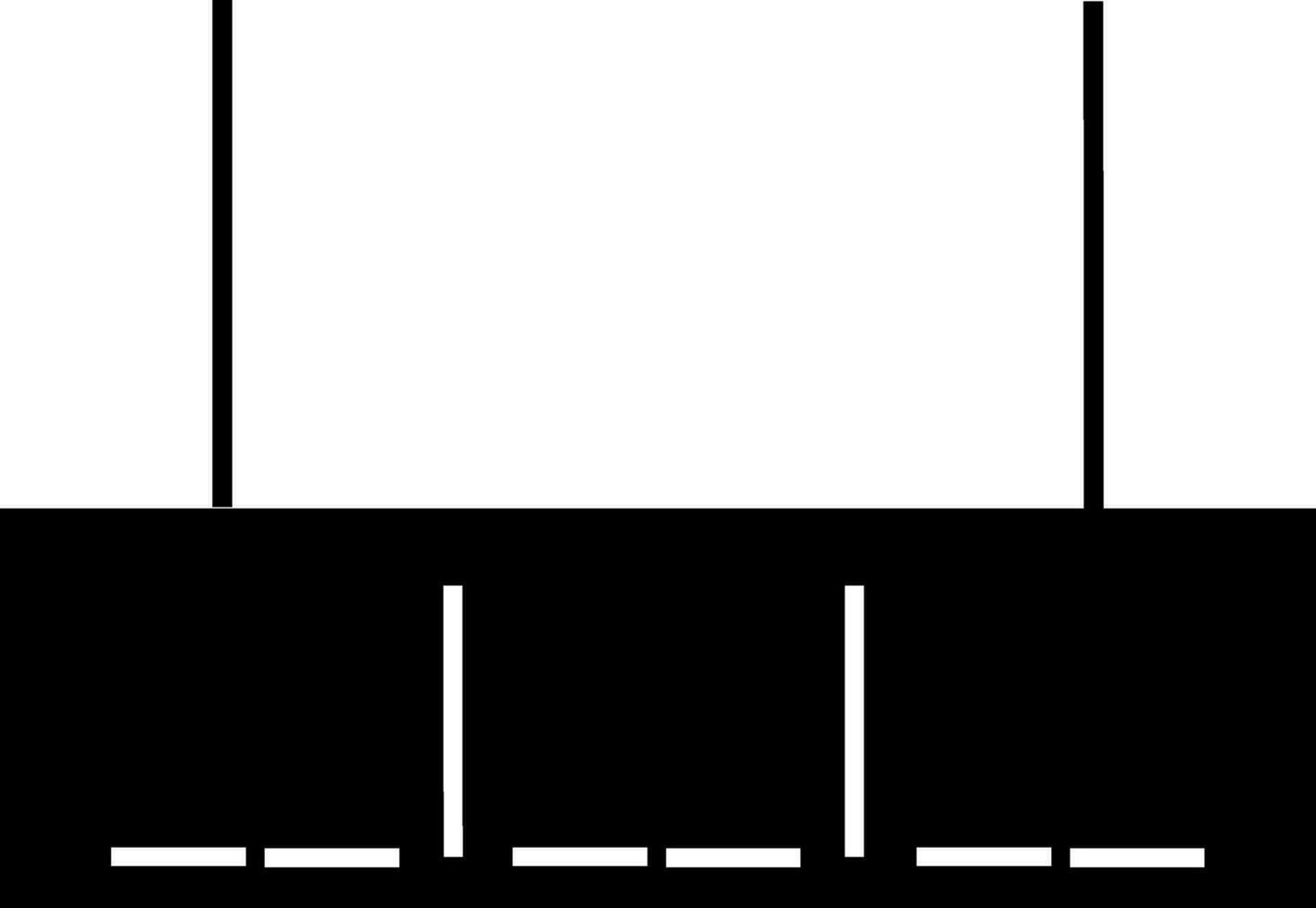 Departure information board sign. vector