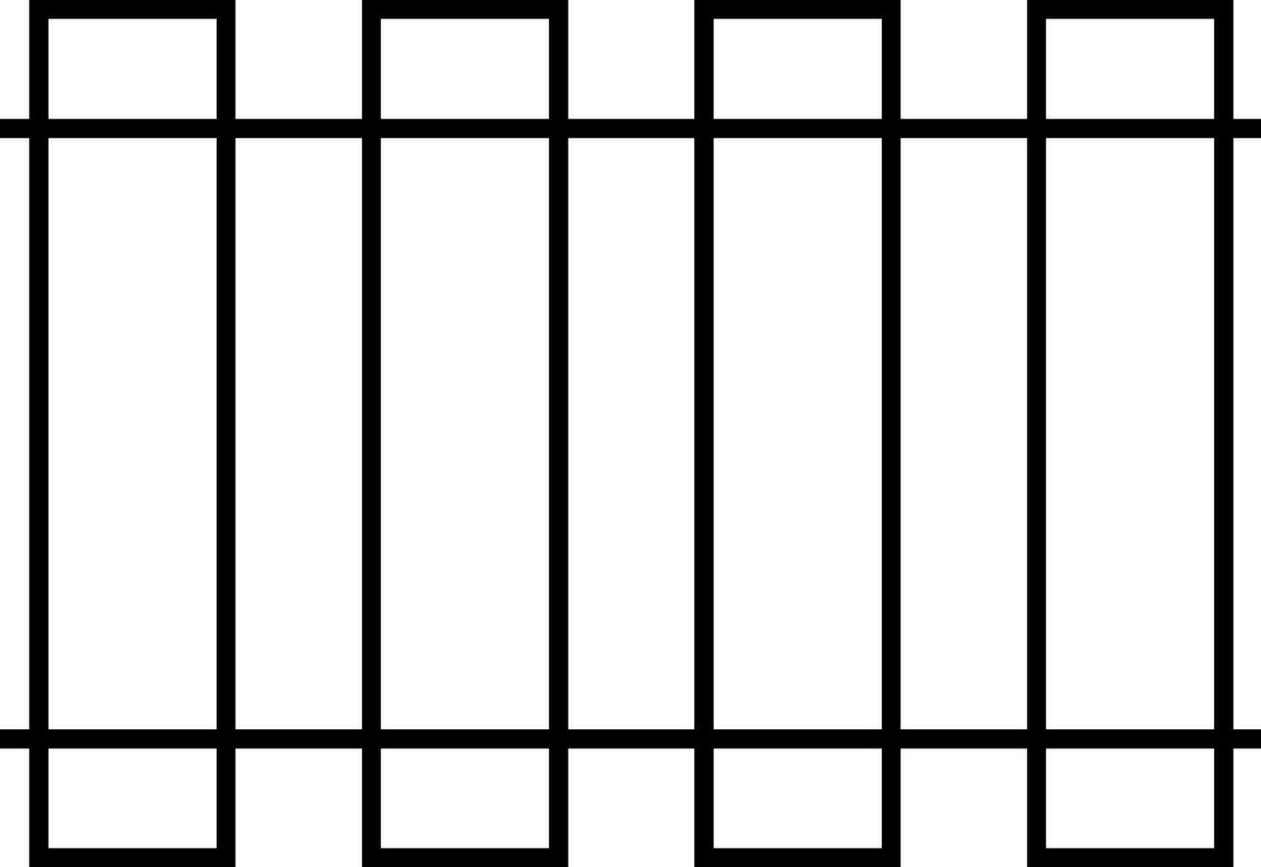Railway road in black and white color. vector