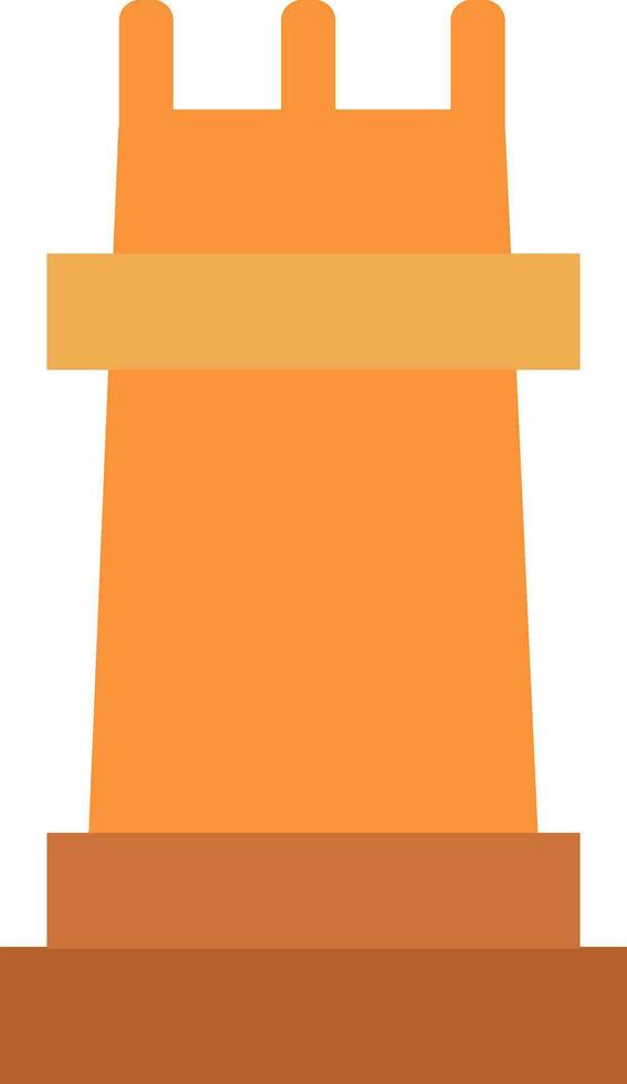 Brown and orange chess. vector