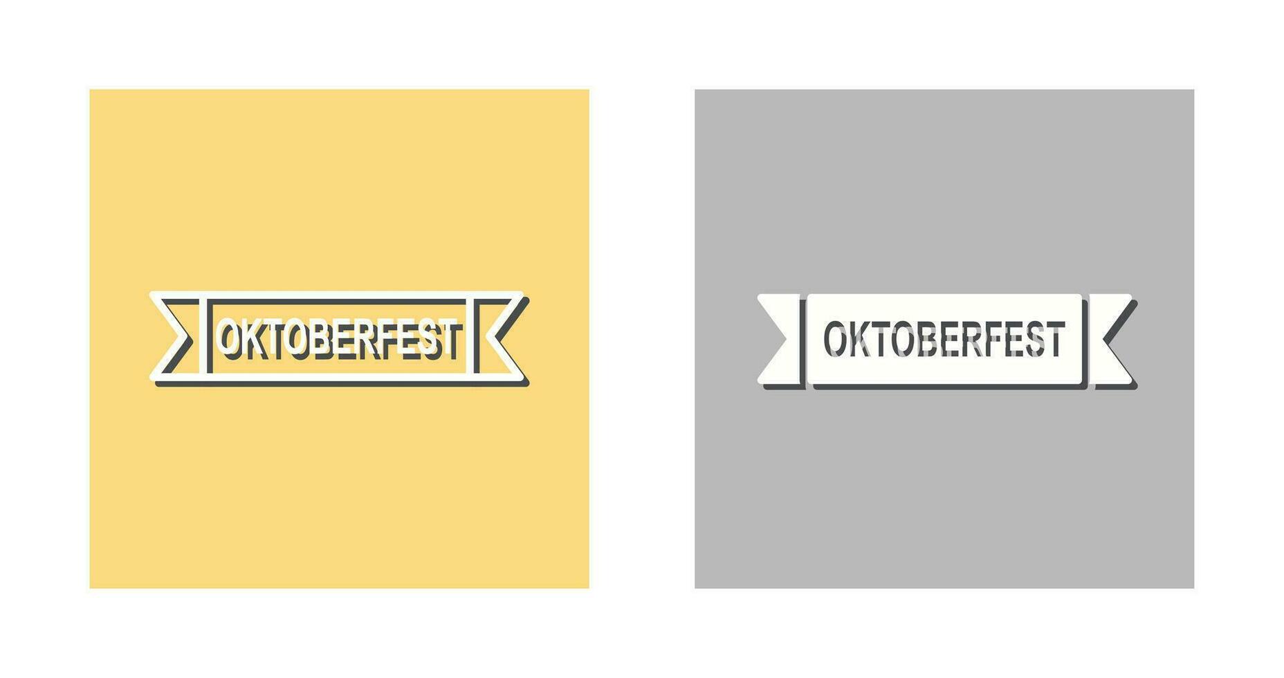 Oktoberfest Banner Vector Icon