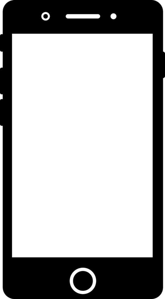 Blank smartphone screen. vector