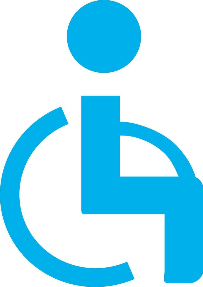 Disabled handicap symbol. vector