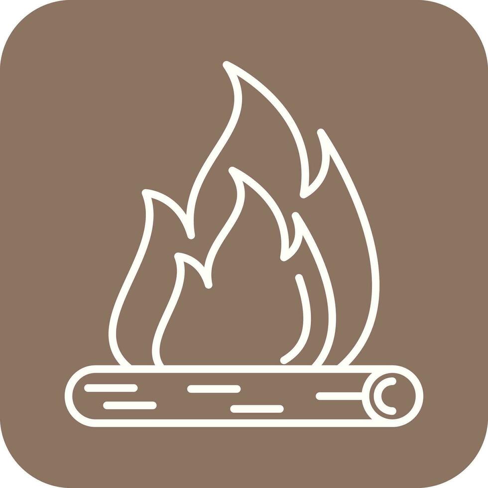 icono de vector de fuego