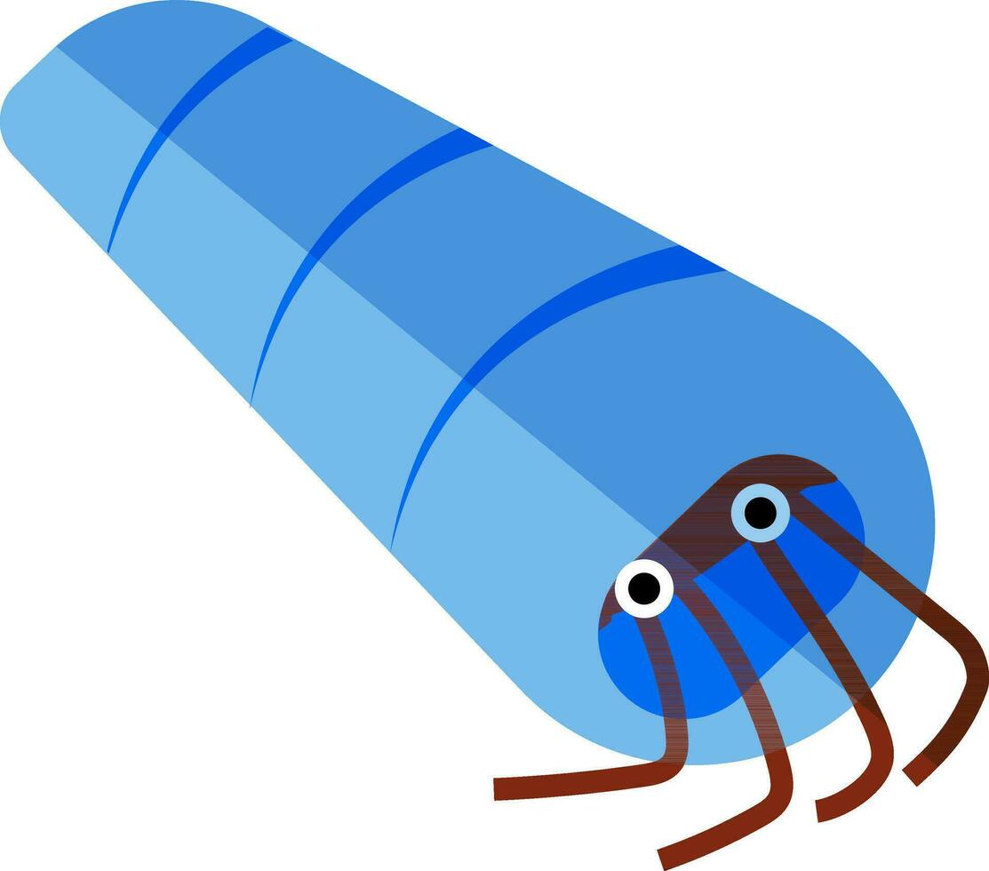 Character of a hermit crab. vector