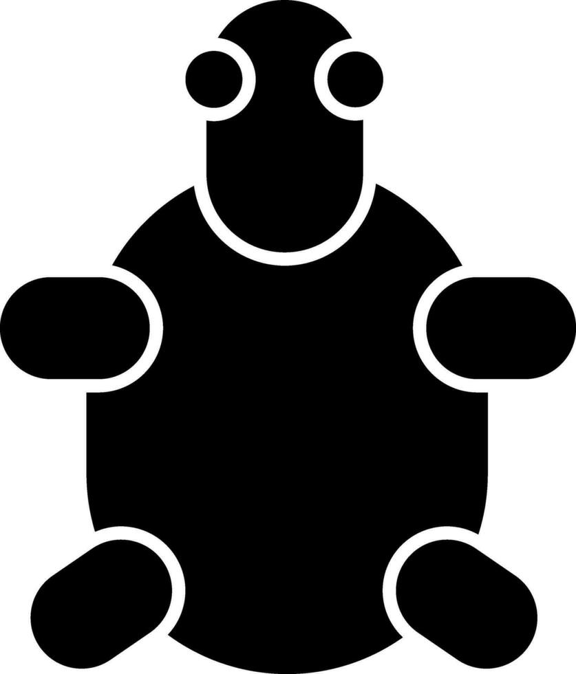 Character of a tortoise. vector