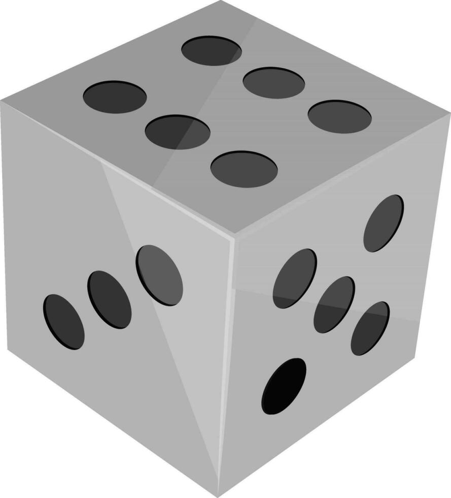 Illustration of casino dice. vector