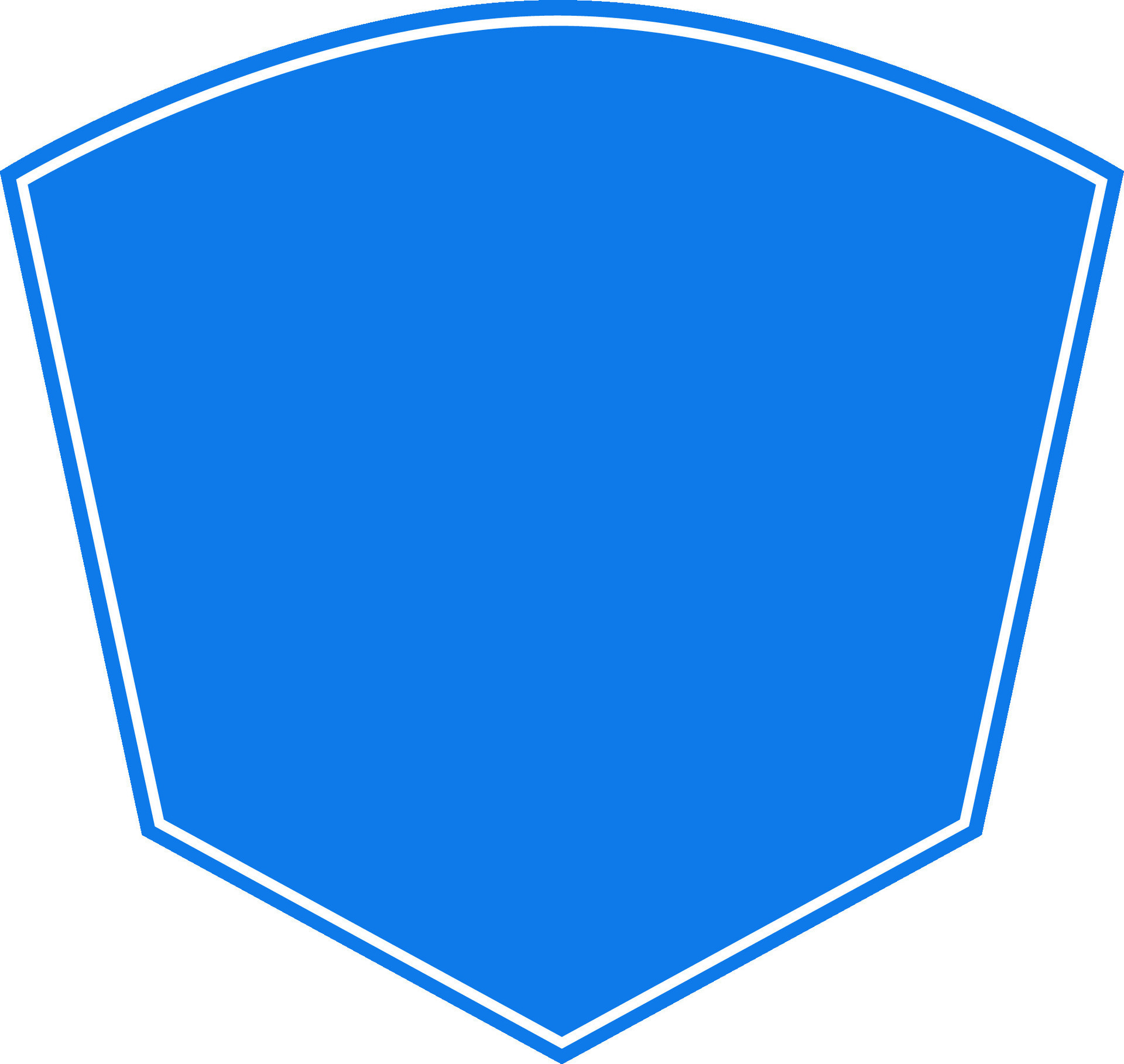 Blue badge design in flat style. 24910892 Vector Art at Vecteezy