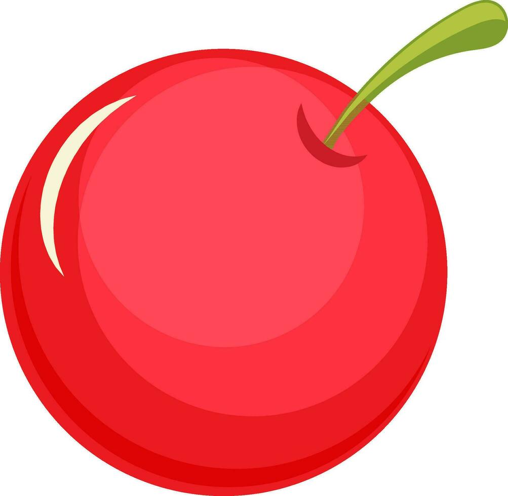 Flat illustration of cherry. vector