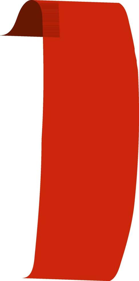 Flat vector ribbon, banner design.