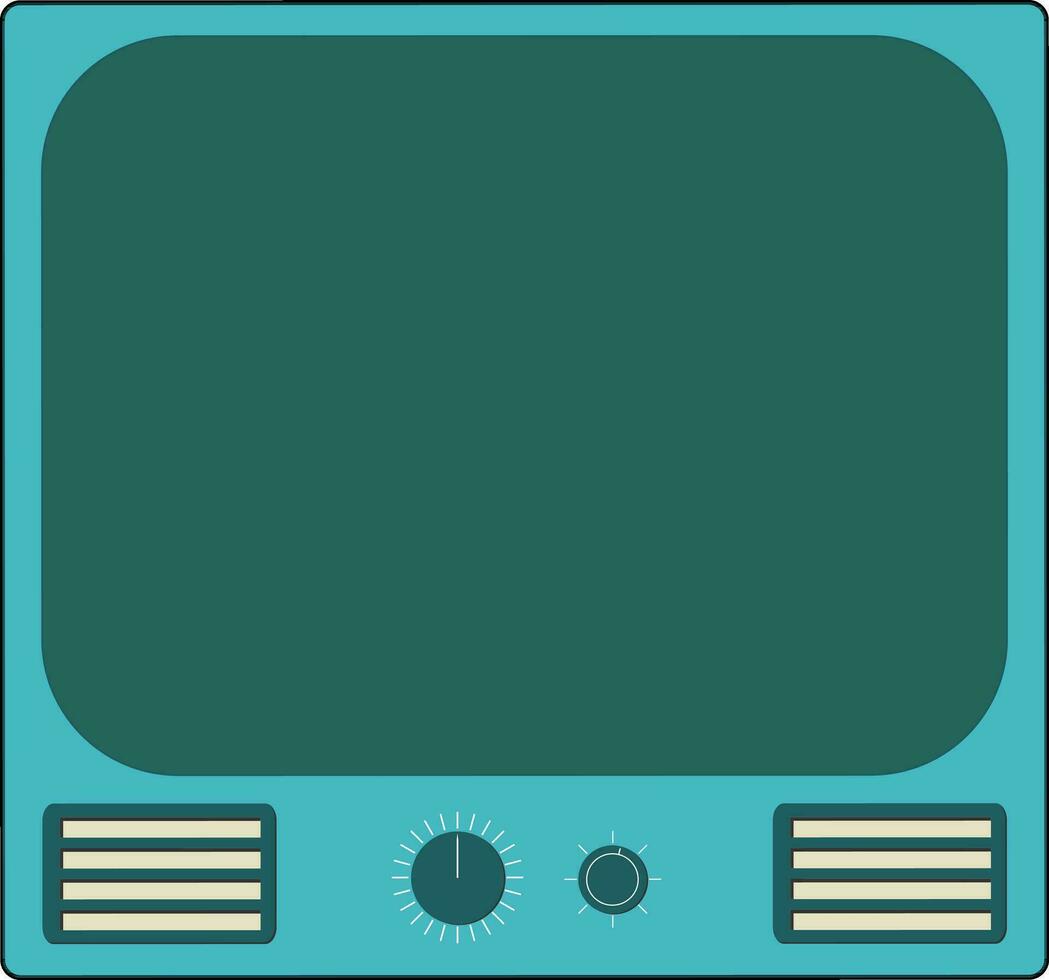 Vector sign or symbol of television.
