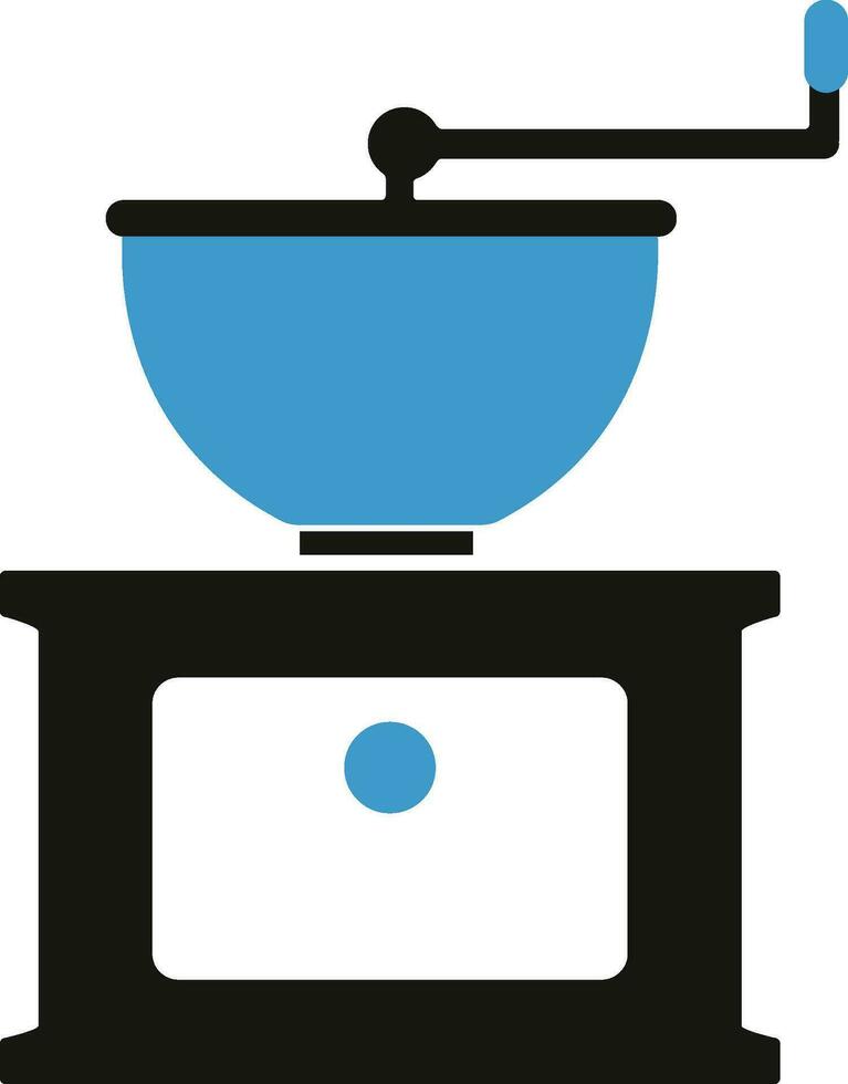 Illustration of dough maker. vector