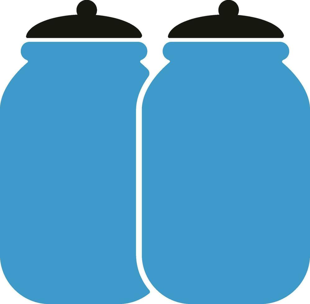 Illustration of Jars. vector