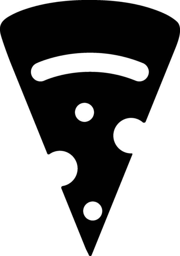 Illustration of Pizza Slice. vector