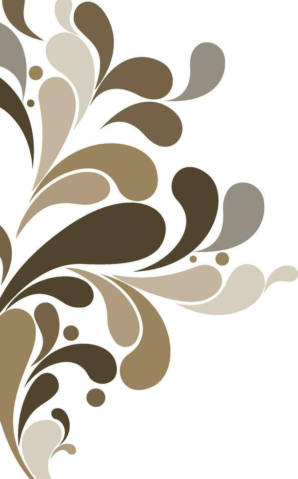 Beautiful floral element design. vector