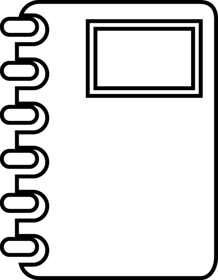 Flat style dairy in black line art. vector