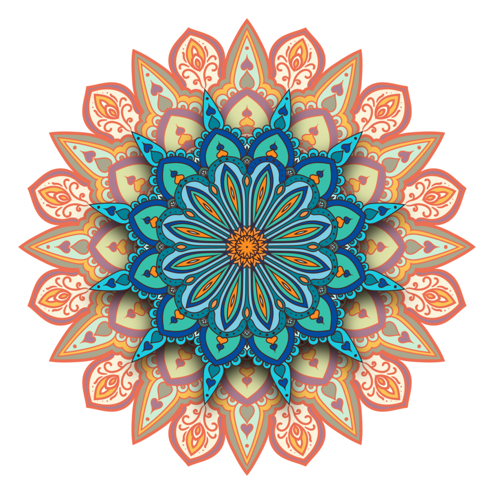 Zier runden Mandala Ornament png