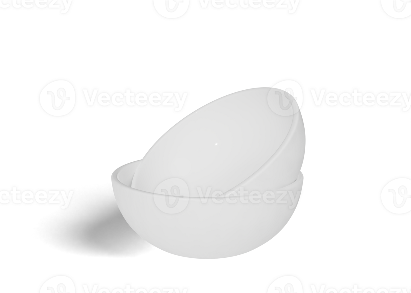 Ceramic bowl mockup png