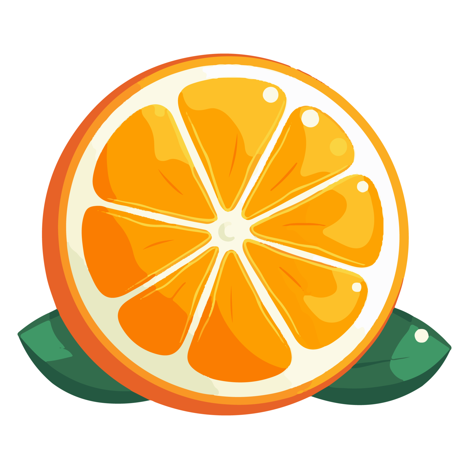 slice orange cartoon 24912311 PNG