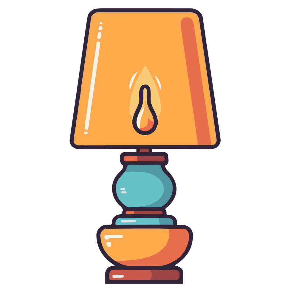 cute lamp icon png