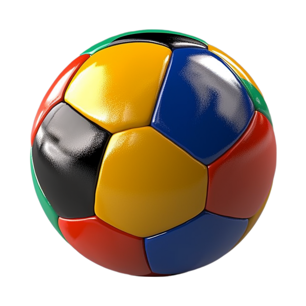 colorful ball element, generative ai png