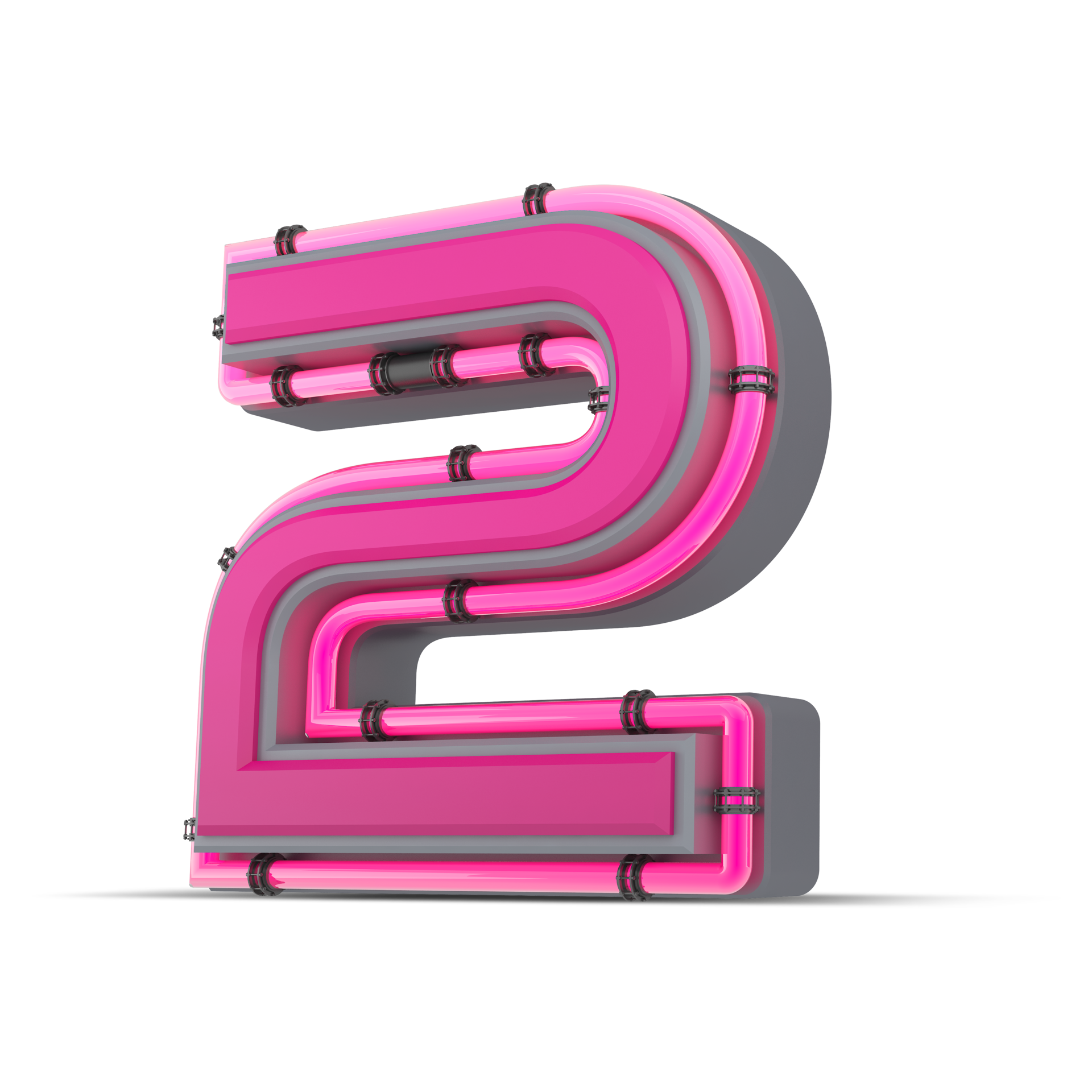 3d Pink Number With Neon Light 3d Rendering 24913005 Png 3d Pink Number With Neon Light 3d Rendering 24913005 Png