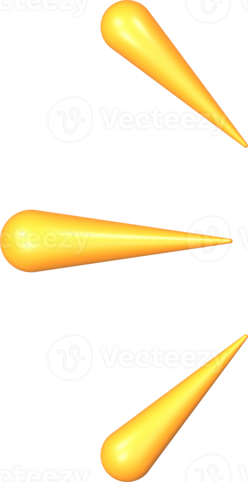 3D Accent Line Mark png