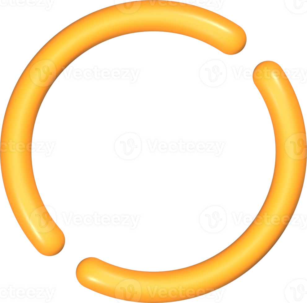 3D Accent Line Circle png