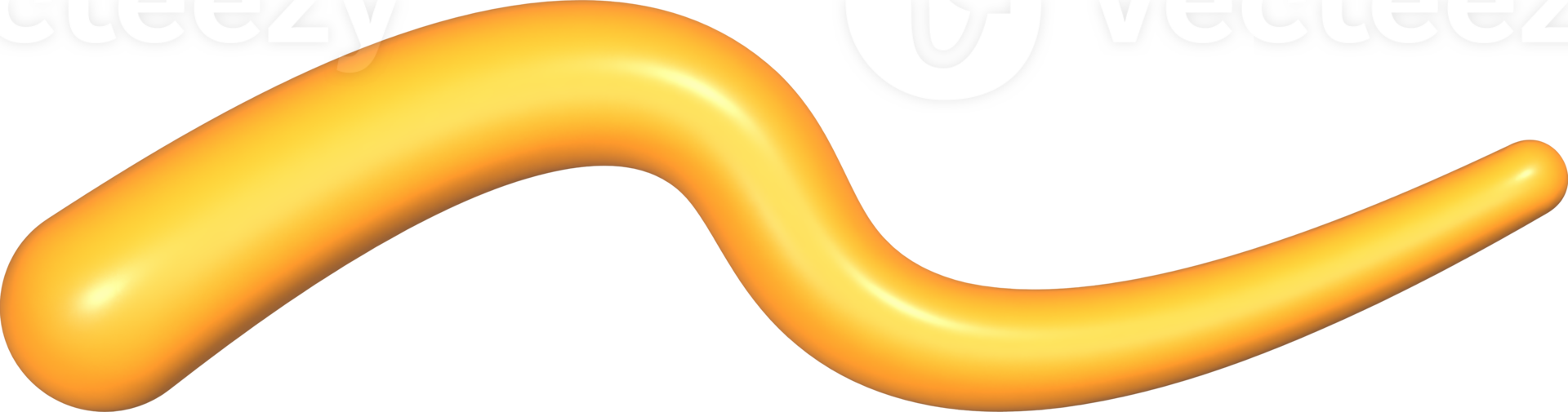3D Accent Line Wave png