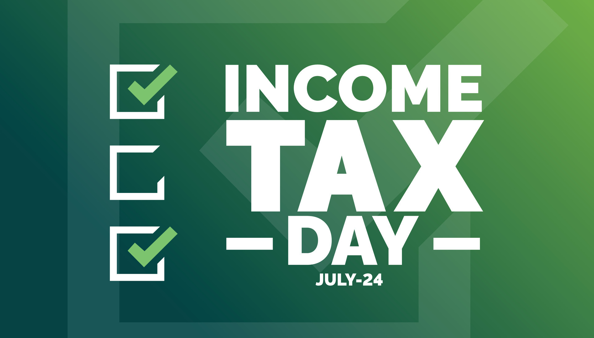Tax Day background, banner, poster and card design template with