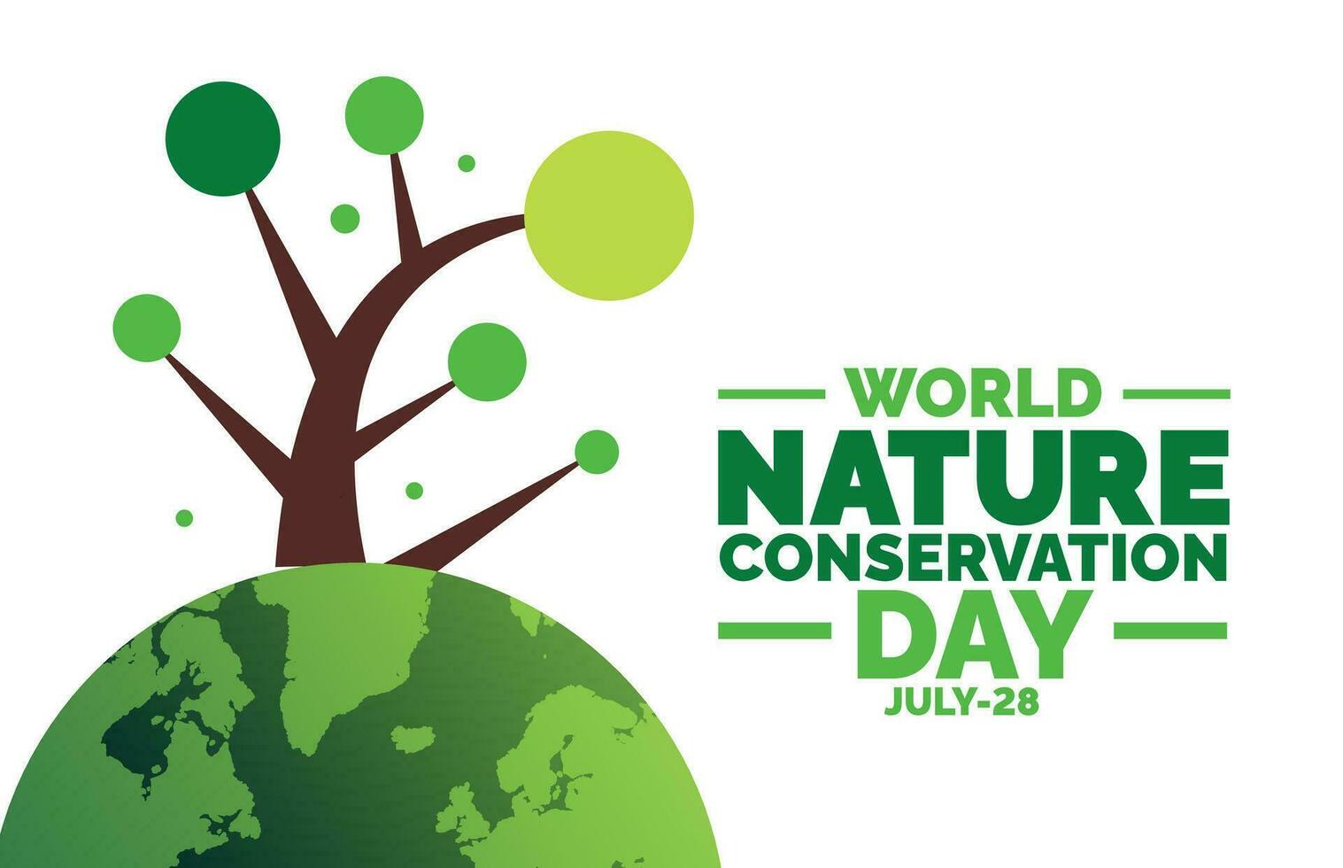 World Nature Conservation Day background, banner, poster and card